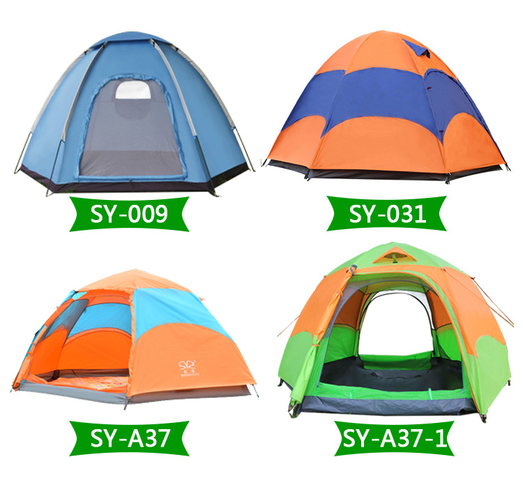 More than six large angle Shengyuan outdoor tent family leisure tent camping tent