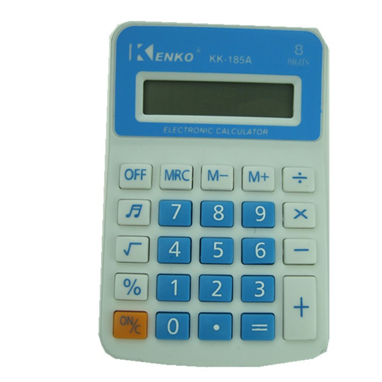 Manufacturers Supply Kenko Jiayi Calculator Kk-185A-Digit Desktop Office with Ring Calculator