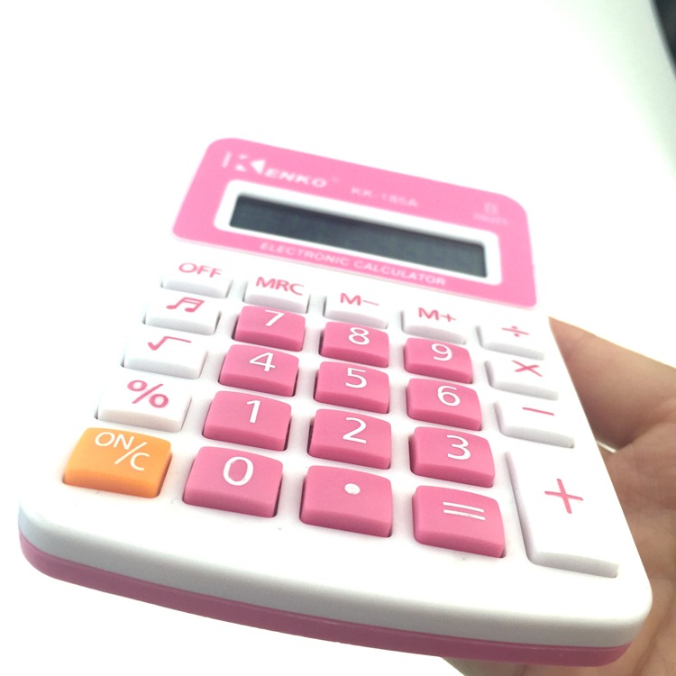 Manufacturers Supply Kenko Jiayi Calculator Kk-185A-Digit Desktop Office with Ring Calculator