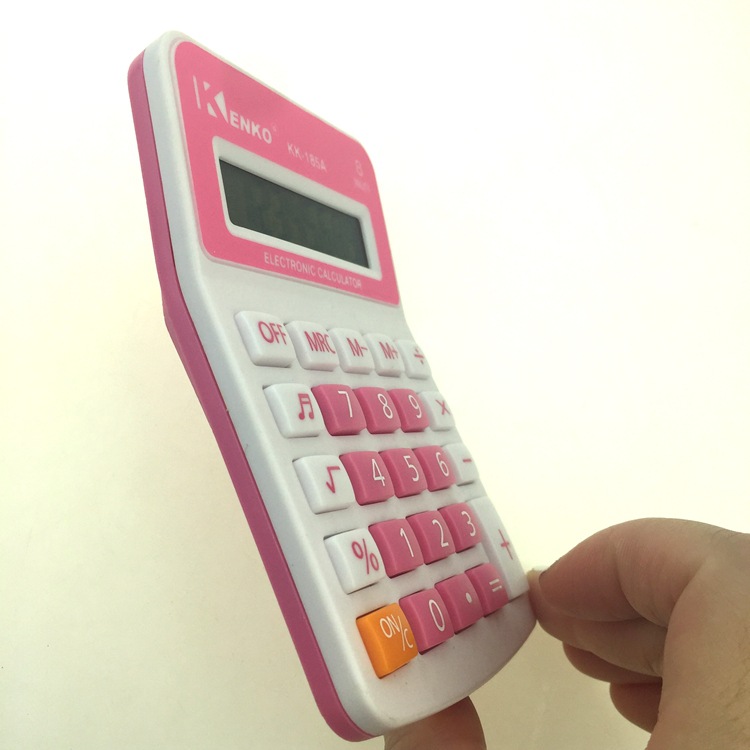 Manufacturers Supply Kenko Jiayi Calculator Kk-185A-Digit Desktop Office with Ring Calculator
