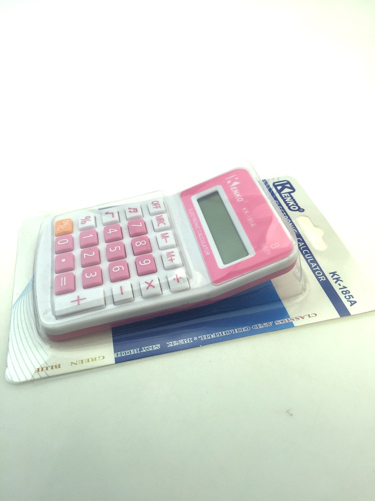 Manufacturers Supply Kenko Jiayi Calculator Kk-185A-Digit Desktop Office with Ring Calculator