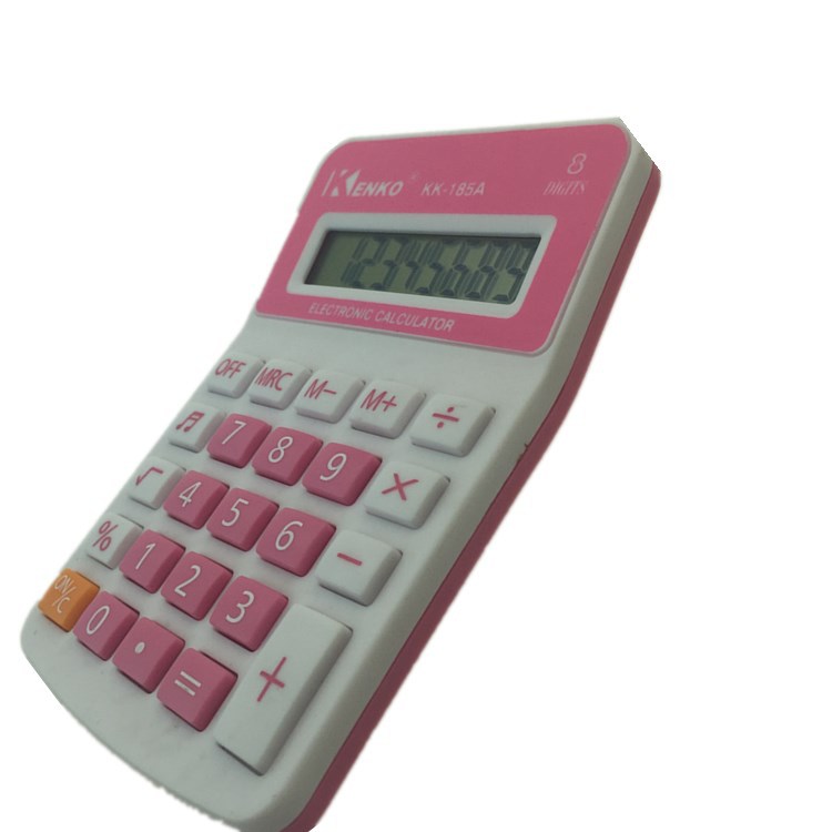 Manufacturers Supply Kenko Jiayi Calculator Kk-185A-Digit Desktop Office with Ring Calculator