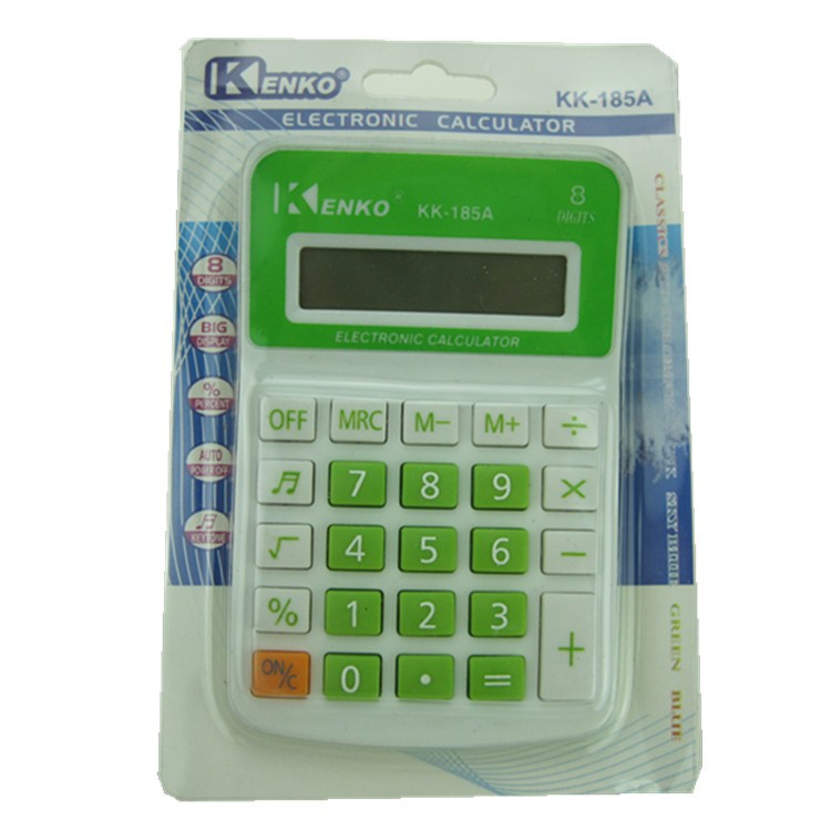 Manufacturers Supply Kenko Jiayi Calculator Kk-185A-Digit Desktop Office with Ring Calculator