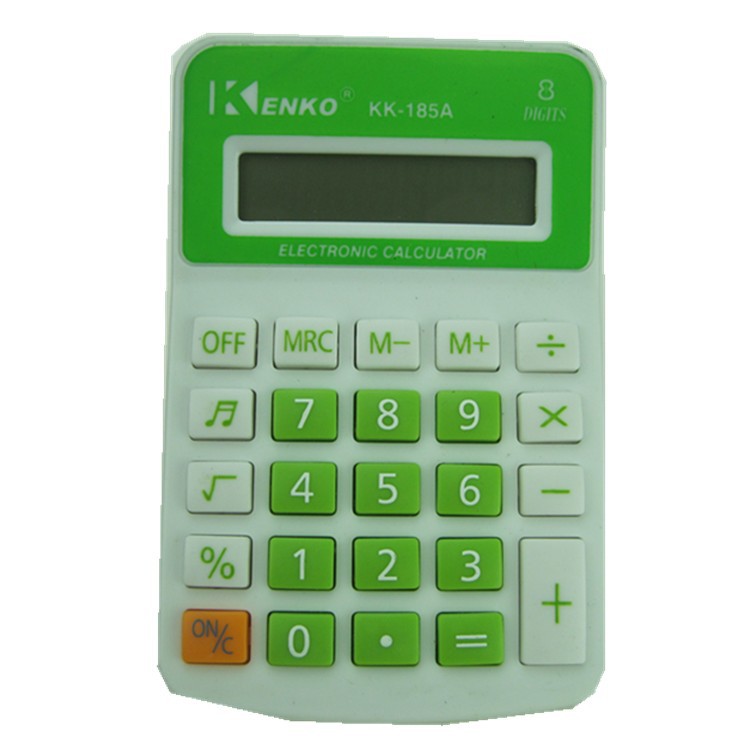 Manufacturers Supply Kenko Jiayi Calculator Kk-185A-Digit Desktop Office with Ring Calculator