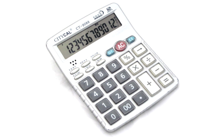 CITYCAL calculator CT-9088 voice calculator