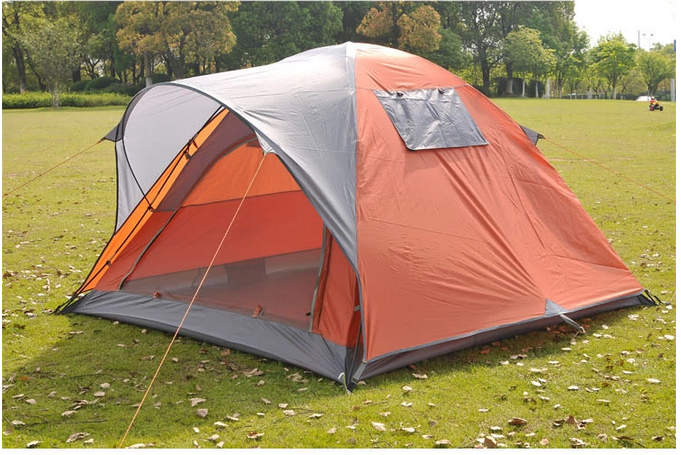    total glass rod double tent
