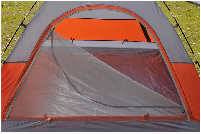    total glass rod double tent