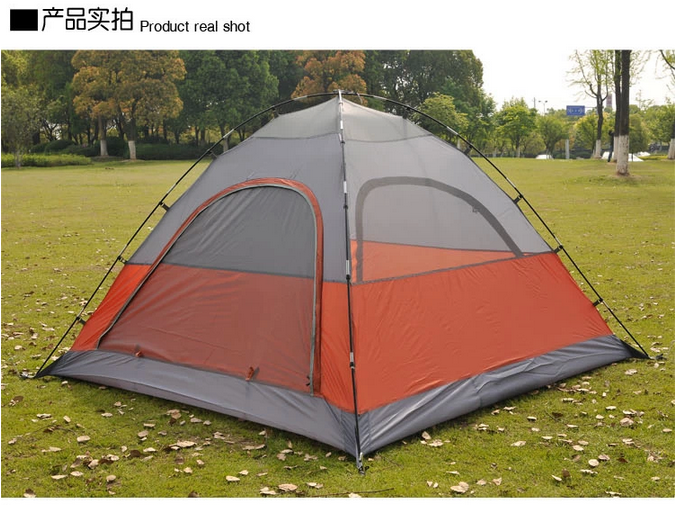    total glass rod double tent