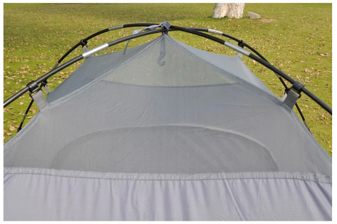    total glass rod double tent