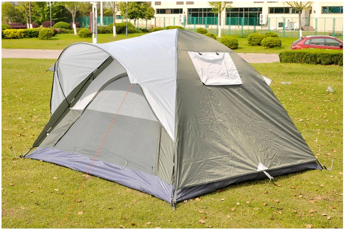    total glass rod double tent