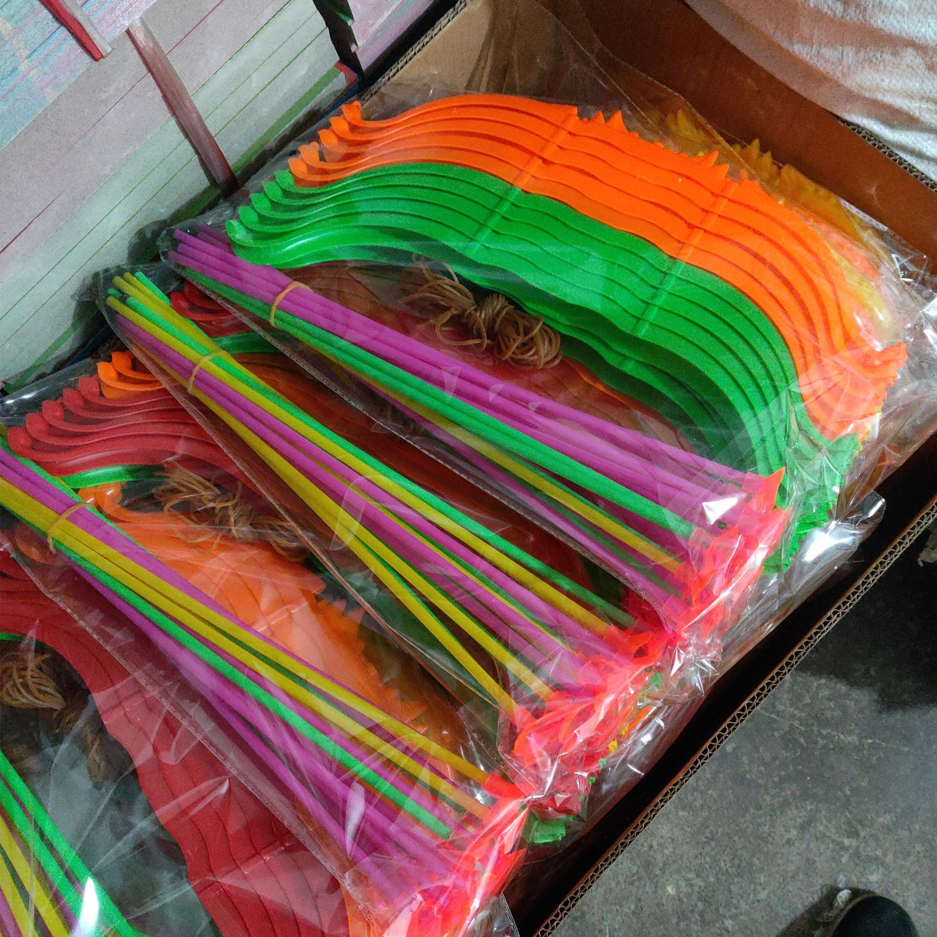 Outdoor Plastic Children's Bow and Arrow Toy OPP Set Stall Toy Ground Push Small Gift Wholesale Outdoor Plastic Children's Bow and Arrow Toy OPP Set Stall Toy Ground Push Small Gift Wholesale