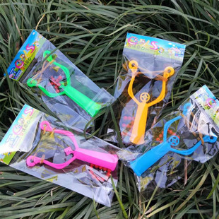 Outdoor Plastic Children's Bow and Arrow Toy OPP Set Stall Toy Ground Push Small Gift Wholesale Outdoor Plastic Children's Bow and Arrow Toy OPP Set Stall Toy Ground Push Small Gift Wholesale