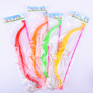 Outdoor Plastic Children's Bow and Arrow Toy OPP Set Stall Toy Ground Push Small Gift Wholesale Outdoor Plastic Children's Bow and Arrow Toy OPP Set Stall Toy Ground Push Small Gift Wholesale
