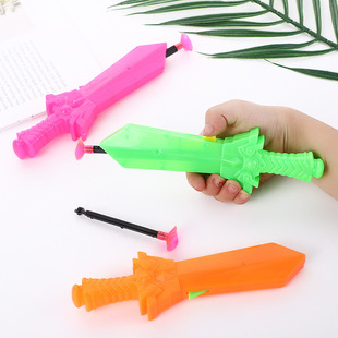 Outdoor Plastic Children's Bow and Arrow Toy OPP Set Stall Toy Ground Push Small Gift Wholesale Outdoor Plastic Children's Bow and Arrow Toy OPP Set Stall Toy Ground Push Small Gift Wholesale