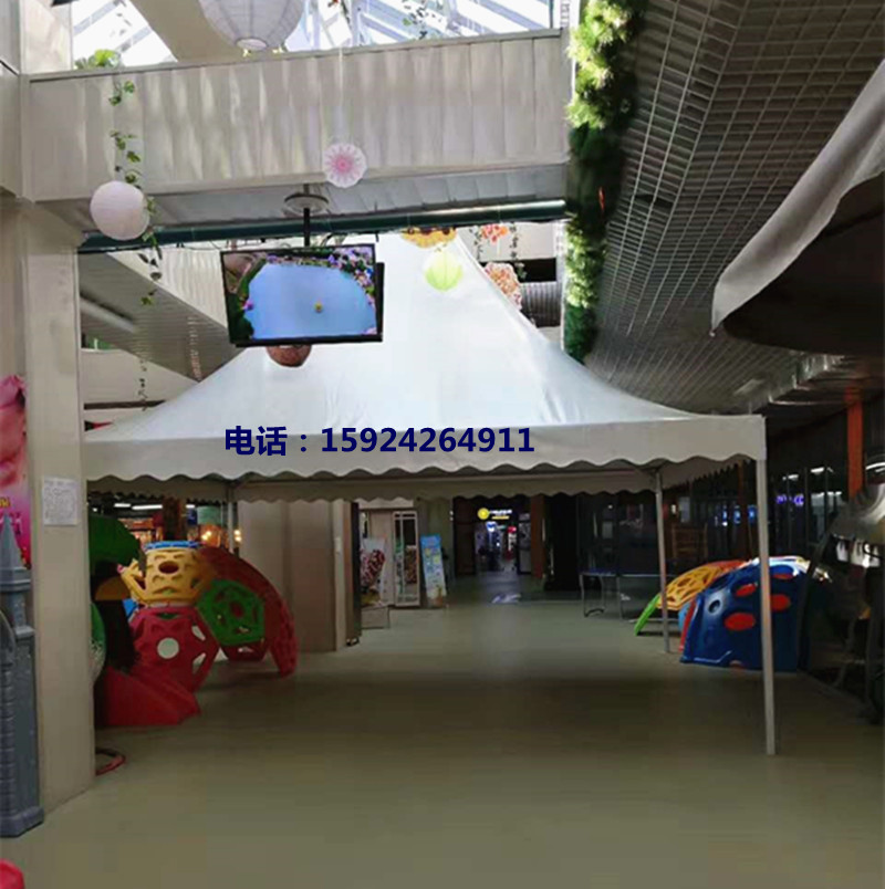 Manufacturers sell outdoor aluminum alloy activity tent fire and moisture proof and ultraviolet ray without cloth tent 4*4m