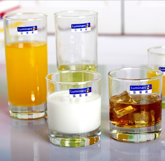 Bow and Arrow Lemeiya Glass Tumbler Hotel Gargle Cup Juice Cup Heat-Resistant Tea Cup