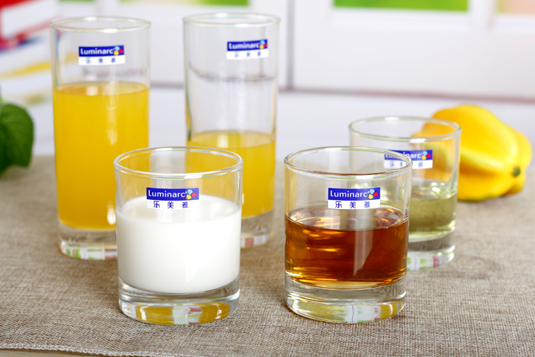 Bow and Arrow Lemeiya Glass Tumbler Hotel Gargle Cup Juice Cup Heat-Resistant Tea Cup