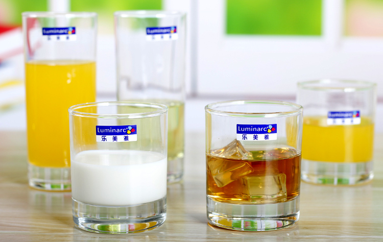 Bow and Arrow Lemeiya Glass Tumbler Hotel Gargle Cup Juice Cup Heat-Resistant Tea Cup
