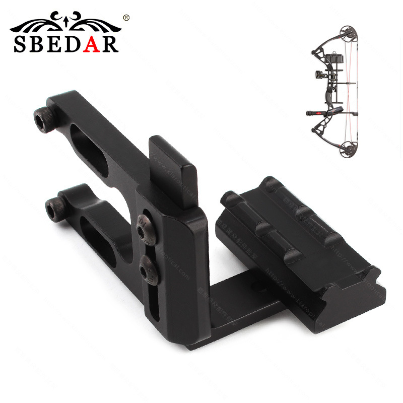 Cloud Light Recurve Composite Aluminum Bracket Can Be Equipped with Red Dot Laser Flashlight Bracket Bow and Arrow Bracket