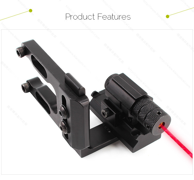 Cloud Light Recurve Composite Aluminum Bracket Can Be Equipped with Red Dot Laser Flashlight Bracket Bow and Arrow Bracket