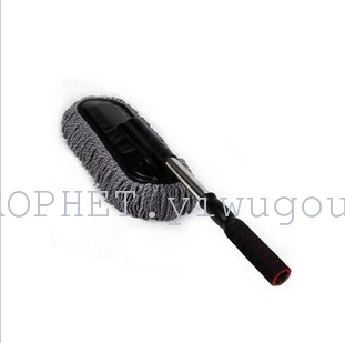 Remove flat head telescopic wax wax wax wax Nano-fiber Duster brush