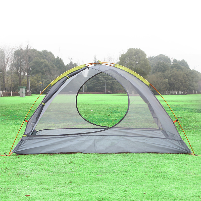 Shengyuan outdoor twin double doors aluminum pole tent mesh, two leisure tent