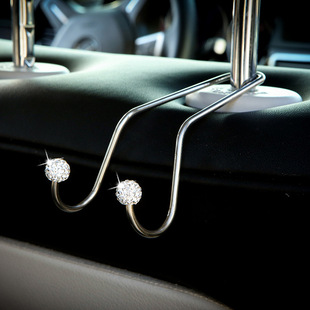 Car Tissue Box Diamond Sunshade Leather Hanging Seat Back Drawer Paper Clip Creative Rhinestone Car Tissue Box