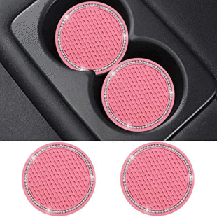 Car Tissue Box Diamond Sunshade Leather Hanging Seat Back Drawer Paper Clip Creative Rhinestone Car Tissue Box