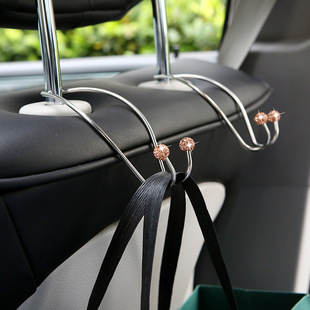 Car Tissue Box Diamond Sunshade Leather Hanging Seat Back Drawer Paper Clip Creative Rhinestone Car Tissue Box