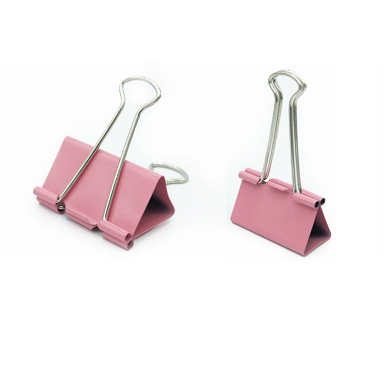 Wholesale Colorful Long Tail Clip High Quality Ticket Clips 15mm Student Test Paper Clip Files Binder Clip