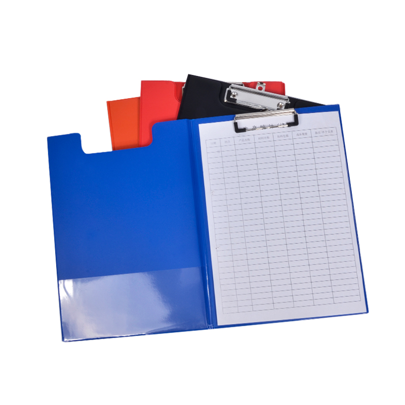 Wholesale Linen PVC Folding File File Binder A4 Folder Test Paper Clip File Binder Customizable