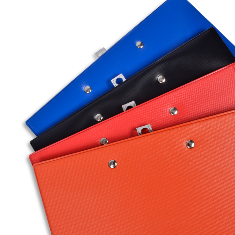 Wholesale Linen PVC Folding File File Binder A4 Folder Test Paper Clip File Binder Customizable