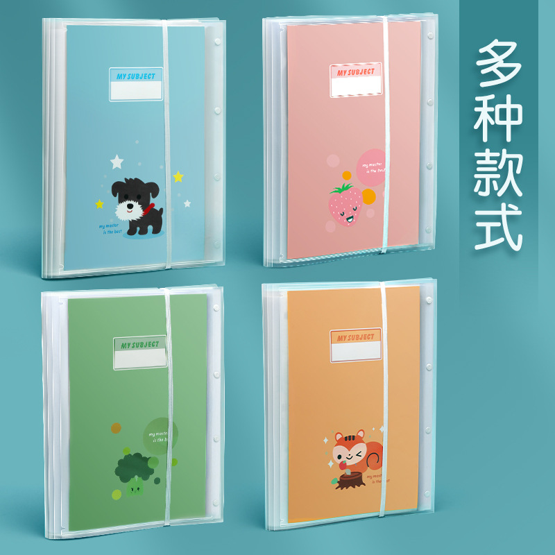 Noya A3 Test Paper Storage Bag Test Paper Clip Folder Transparent Insert Multi-Layer Release Paper Examination Paper Info Booklet