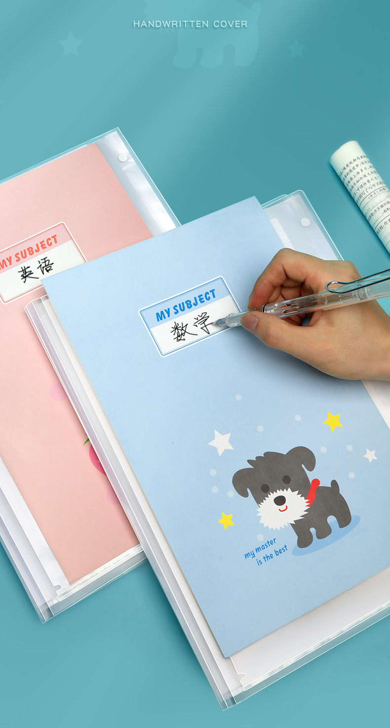 Noya A3 Test Paper Storage Bag Test Paper Clip Folder Transparent Insert Multi-Layer Release Paper Examination Paper Info Booklet