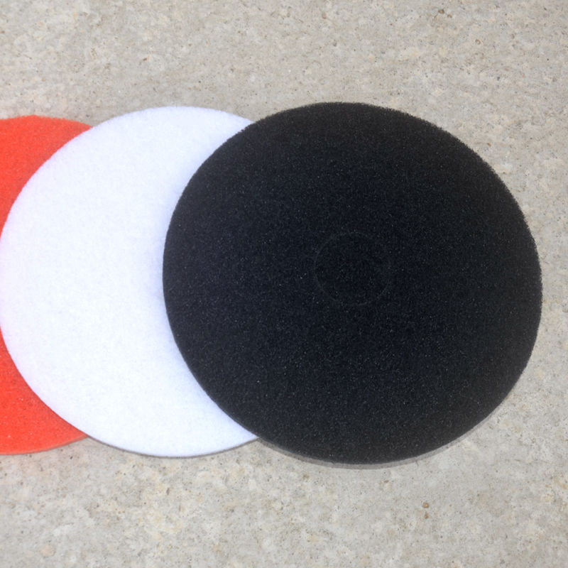 Brush Machine Accessories Joint Venture Cleaning Pad Floor Cleaning Polishing Pad Abrasive Disc Wax Mat (Red, White)