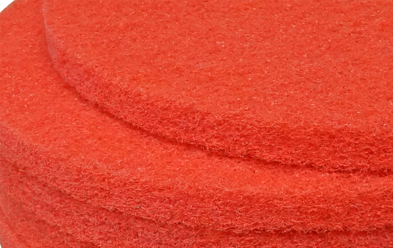 Brush Machine Accessories Joint Venture Cleaning Pad Floor Cleaning Polishing Pad Abrasive Disc Wax Mat (Red, White)