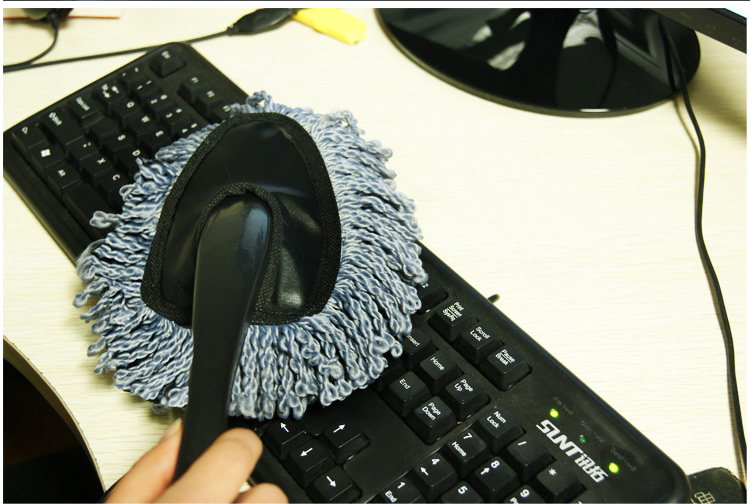Automobile wax brush wax drag small brush Mini dust removing nanometer cleaning brush