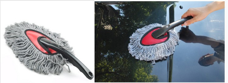 Automobile wax brush wax drag small brush Mini dust removing nanometer cleaning brush