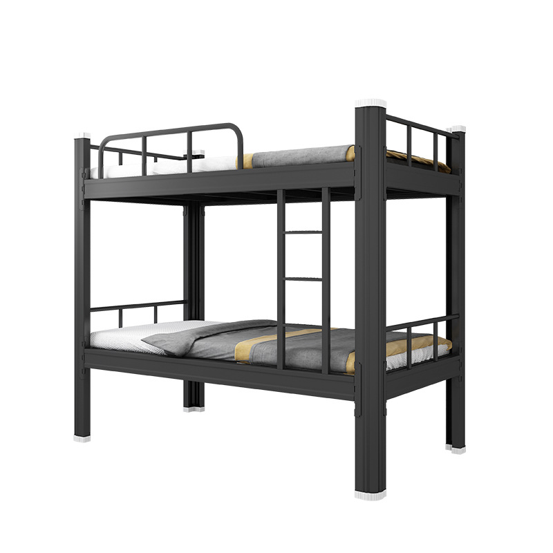 Iron Bunk Bed Staff Dormitory Bunk Bed Student Apartment Canopy Bed Adult Height-Adjustable Bed Thickened Iron Bed