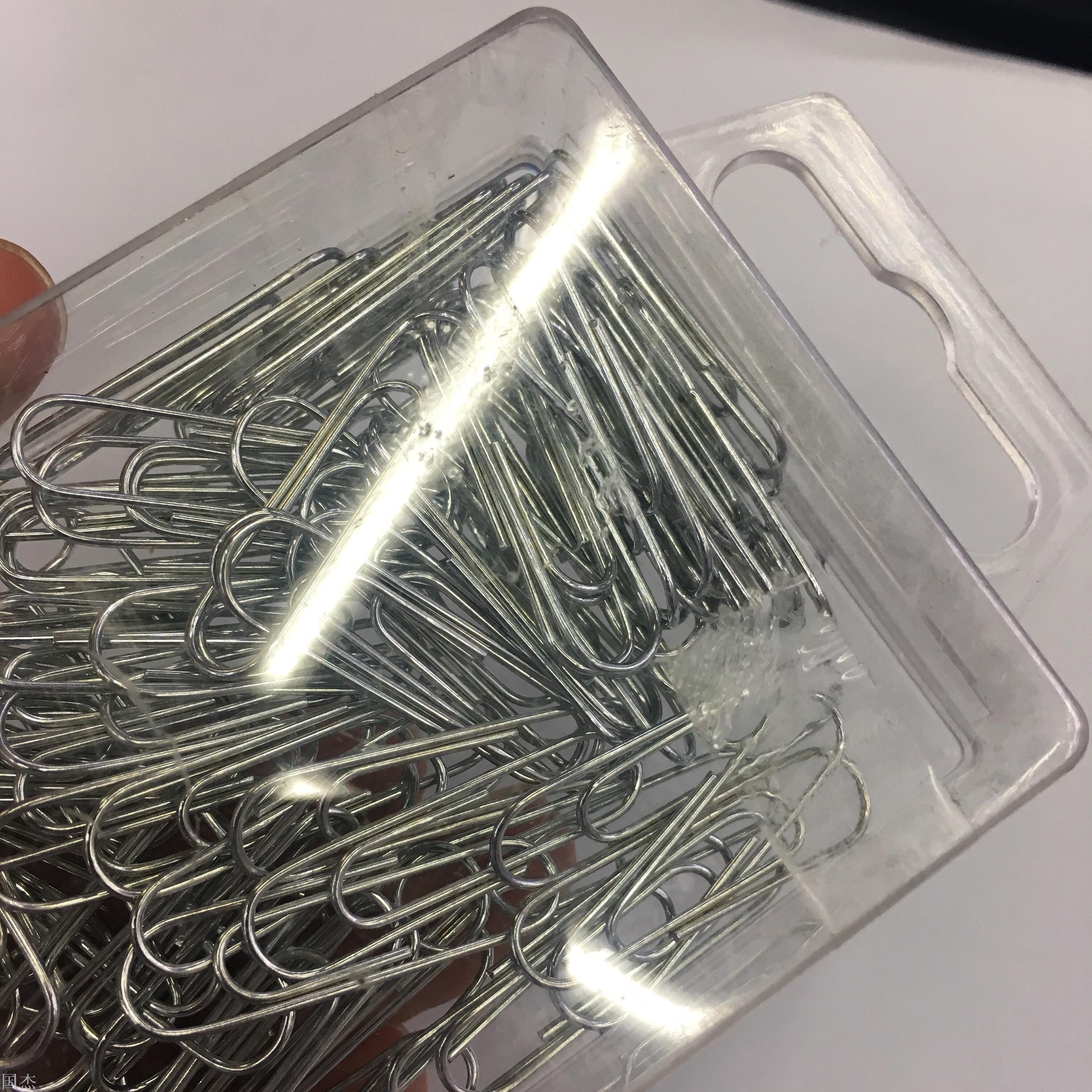 Nickel plated raw color paper clip raw color paper clip file stationery tools wholesale