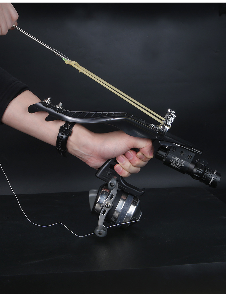 New Black Eagle Fishing Slingshot Green Laser Sight Infrared Set Harpoon Fishing Slingshot New Black Eagle Fishing Slingshot Green Laser Sight Infrared Set Harpoon Fishing Slingshot