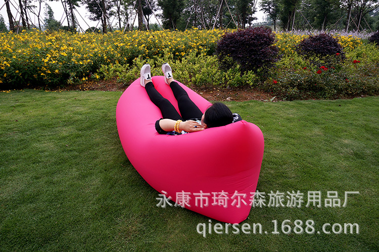 QES ultra-light portable outdoor inflatable lifer sofa air sofa bed beach sleeping bag QES ultra-light portable outdoor inflatable lifer sofa air sofa bed beach sleeping bag