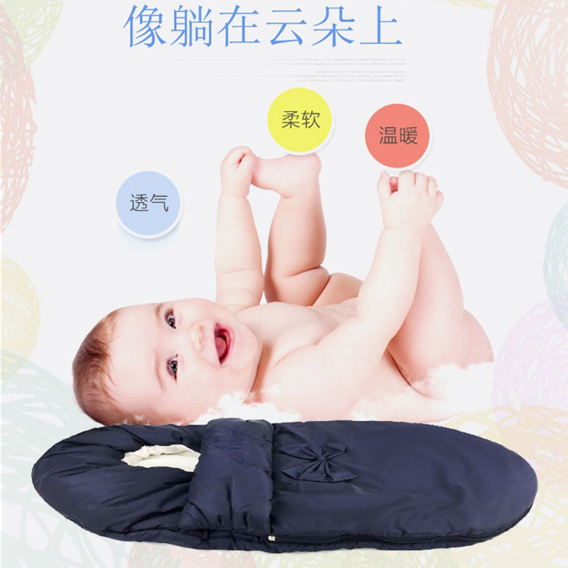 Ainuo M Maternal and Child Supplies Baby Anti-Kick Sleeping Bag Autumn and Winter Warm Sleeping Bag One Piece Dropshipping Newborn Baby Supplies