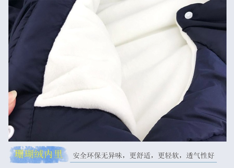 Ainuo M Maternal and Child Supplies Baby Anti-Kick Sleeping Bag Autumn and Winter Warm Sleeping Bag One Piece Dropshipping Newborn Baby Supplies