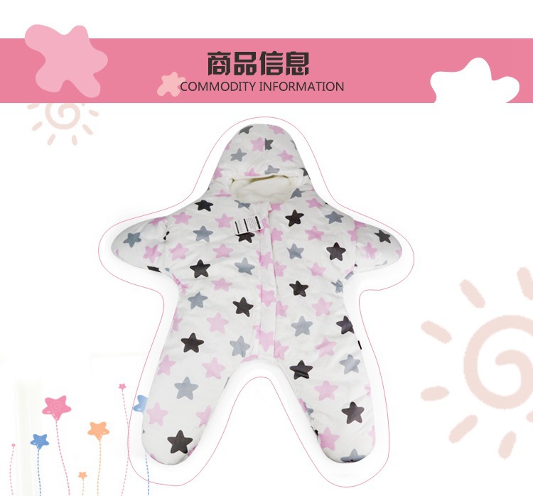 Ainuo M Maternal and Child Supplies Baby Anti-Kick Sleeping Bag Autumn and Winter Warm Sleeping Bag One Piece Dropshipping Newborn Baby Supplies