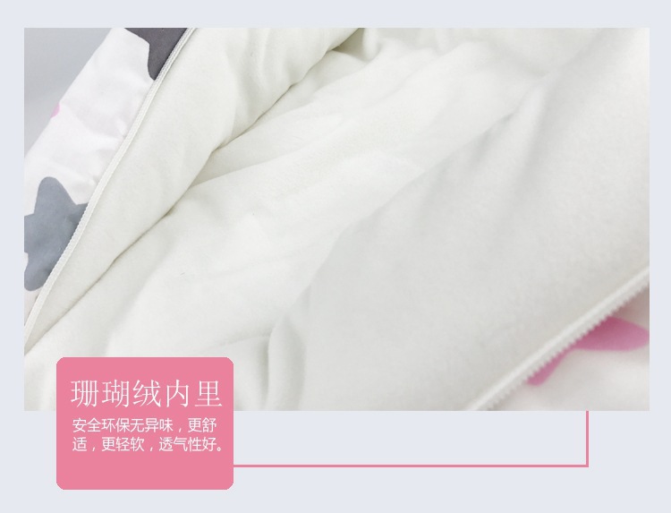 Ainuo M Maternal and Child Supplies Baby Anti-Kick Sleeping Bag Autumn and Winter Warm Sleeping Bag One Piece Dropshipping Newborn Baby Supplies