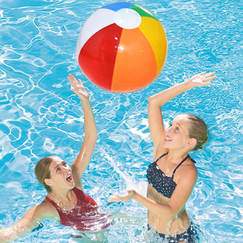 Factory in Stock Pvc6 Piece Color Children&#039;s Swimming Pool Playing Water Inflatable Ball Advertising Ball Inflatable Beach Ball