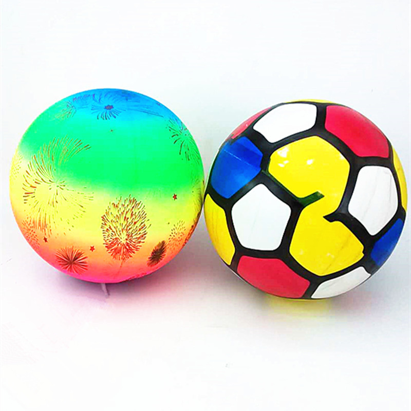 Children&#039;s Thickened PVC Material Pat Ball Rainbow Edition Beach Volleyball Pat Ball Color Ball