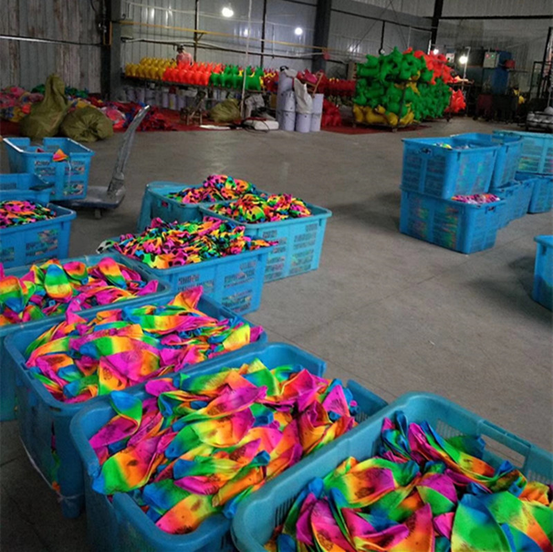 Children&#039;s Thickened PVC Material Pat Ball Rainbow Edition Beach Volleyball Pat Ball Color Ball