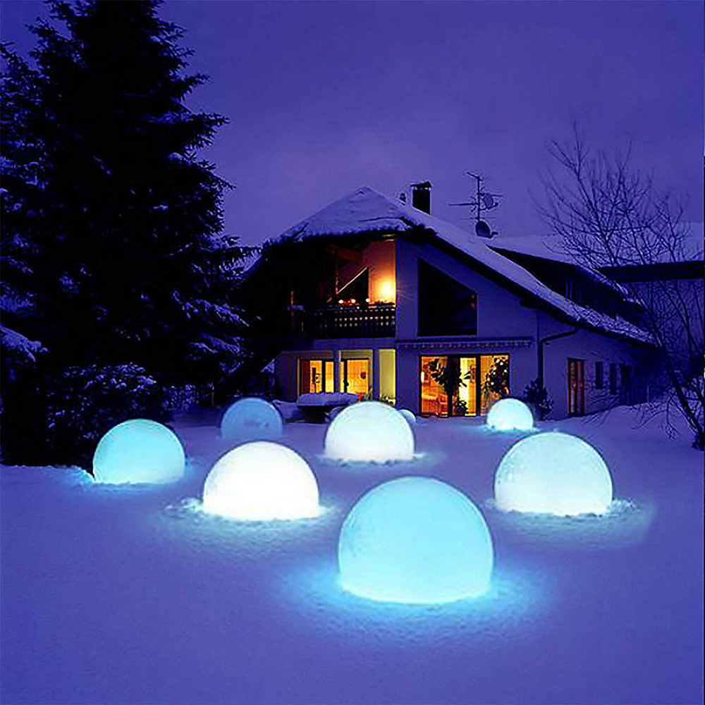 Amazon Luminous Balloon LED Flash Beach Ball Children&#039;s Water PVC Inflatable Remote Control Bounce Ball